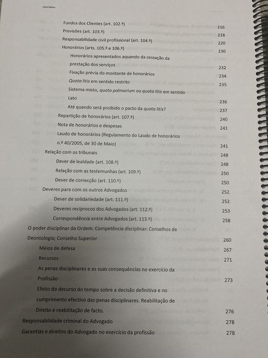 Livro impresso Advocacia / Deontologia Profissional - GRATUITO