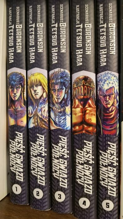 Pięść Gwiazd Północy manga 1-5