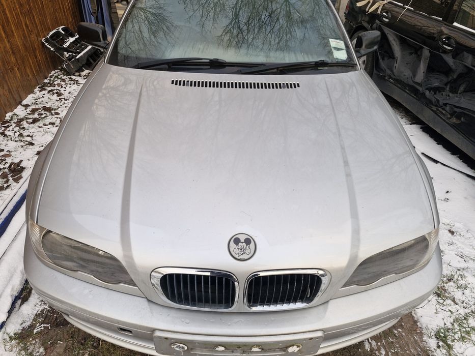 Maska bmw e46 coupe cabrio przedlift titansilber