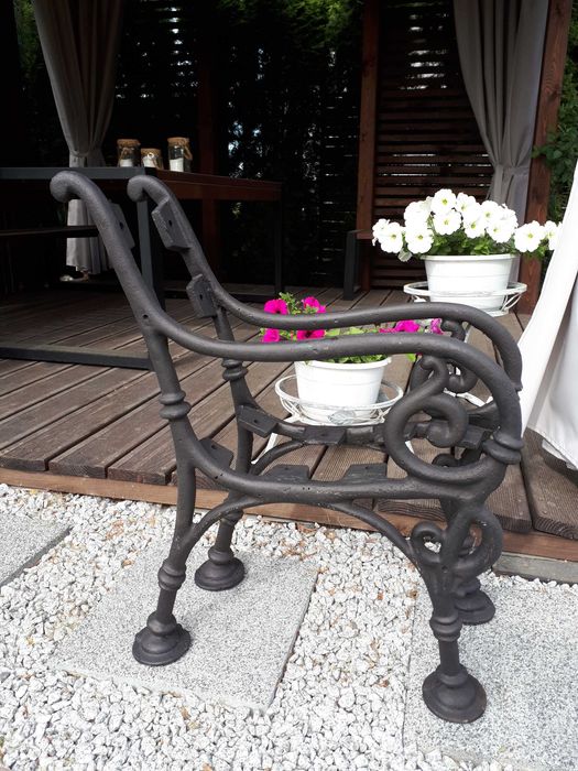 Nogi Żeliwne do ŁAWEK Super Mocne Wersja Wiedeńska Polski odlew !!!