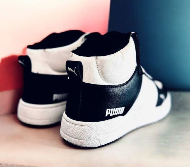 Жіночі зимові кросівки Puma/натуральная кожа/зимние ботинки пума +7-21