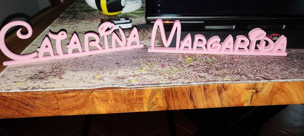 nomes personalizados 3D