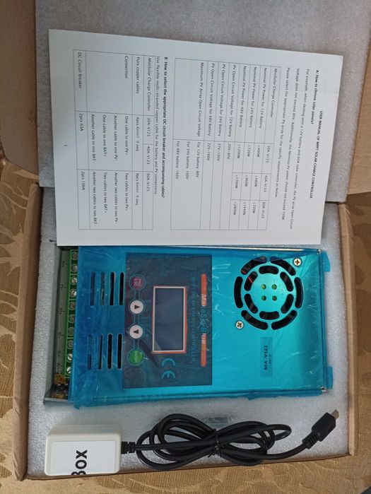 MakeSkyBlue MPPT 60A з WiFi Контроллер заряду для АКБ 12/24/48