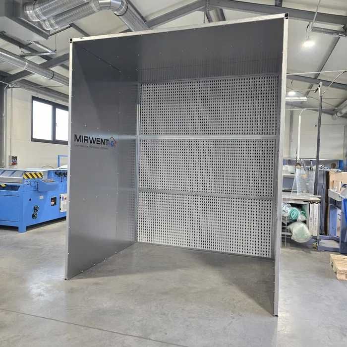 Kabina lakiernicza, Ściana lakiernicza / MIRWENT