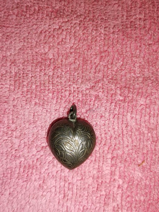 Pendente Coração em prata marcada