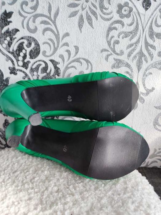 zielone szpilki odkryte palce r 40 Nowe