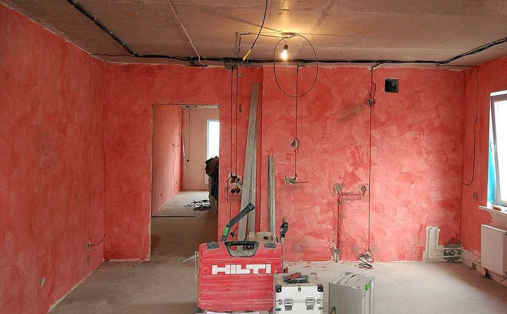 Штукатурка машинна Тернопіль, штукатурка станцією, гіпсова штукатурка