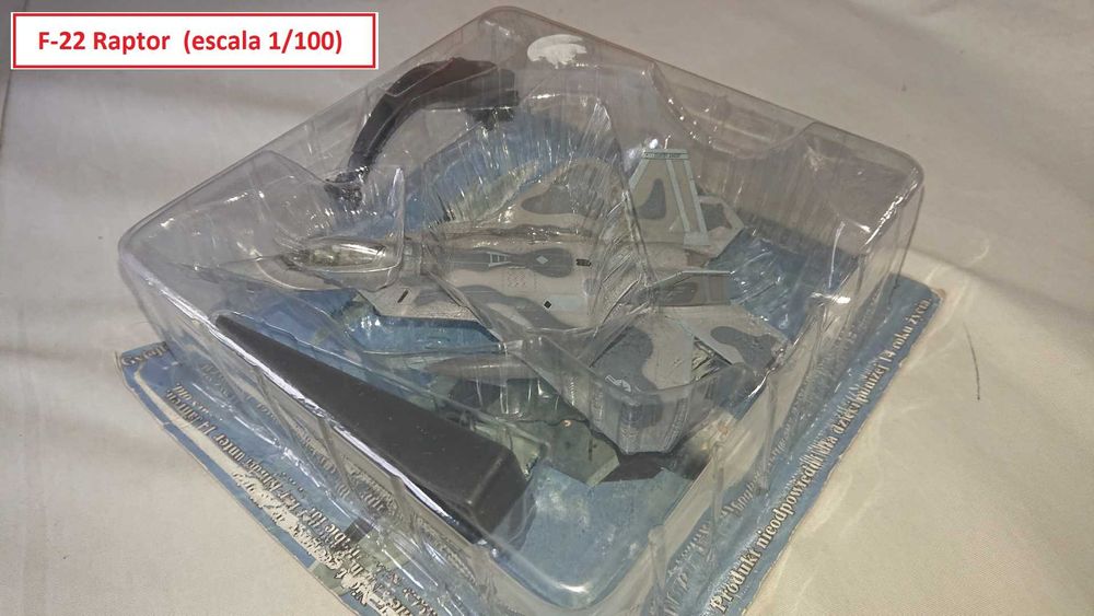 Aviões de combate: F-22; F-16; F-15; Mig-29; Tornado ECR; EF-2000