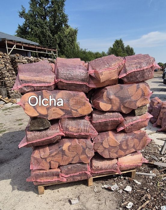 Suche workowane drewno kominkowe, do wędzenia, na grilla, olcha