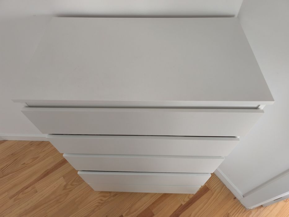 KULLEN Cómoda c/5 gavetas, branco