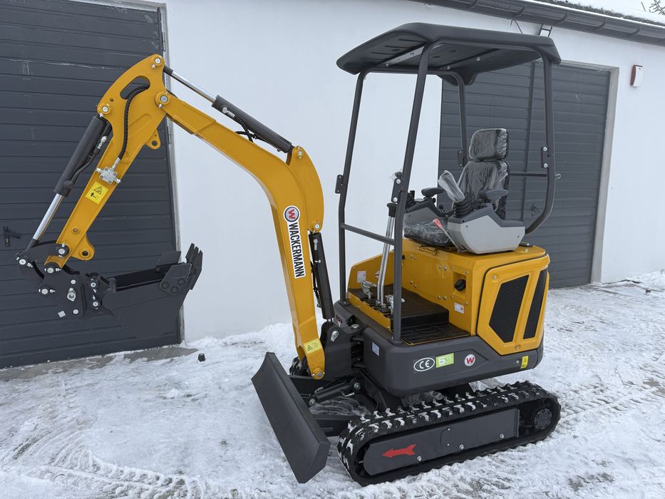 Mini koparka WACKERMANN WK16 – 1600 kg – Kubota 3-cyl – NOWA