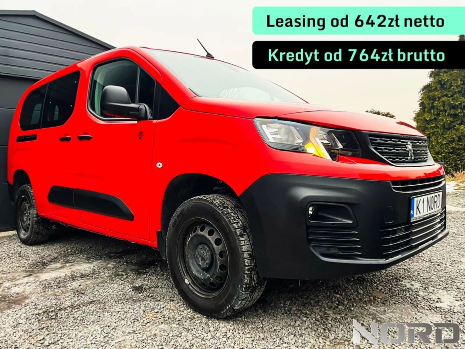 Peugeot Partner 4x4 Long Asphalt  *Bezwypadkowy, FV23%, 4x4 Kredytowanie/Leasing, gwarancja 12 gh!