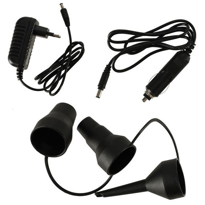 Pompka Elektryczna do Pompowania Materaca Basenu Samochodowa Końcówki