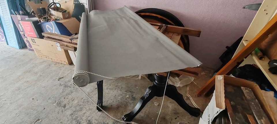 2x Blackout / cortinado cinzento 150x200