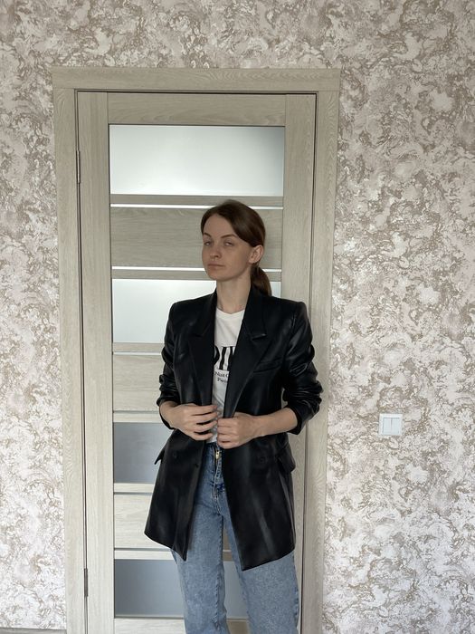 Піджак ZARA, екошкіра