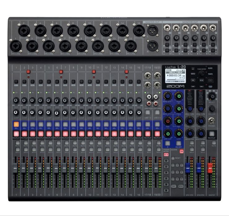 Mesa mistura ZOOM L20 + hard case