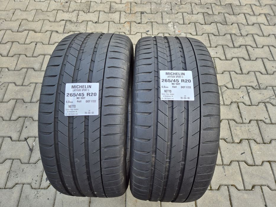 Opony Michelin 265 45 R20