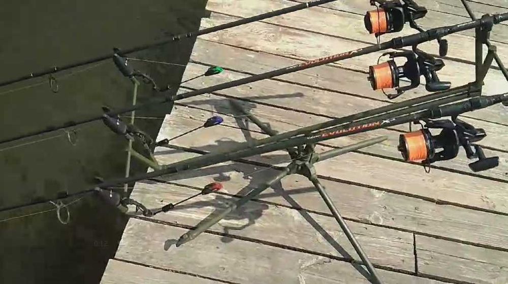 Продам металевий Rod Pod для 3 вудок — карпова підставка "качелька"
