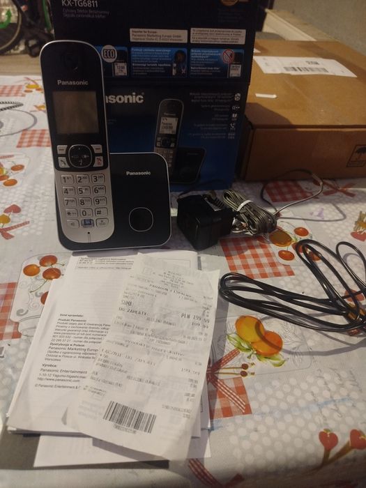 Telefon stacjonarny Panasonic nowy