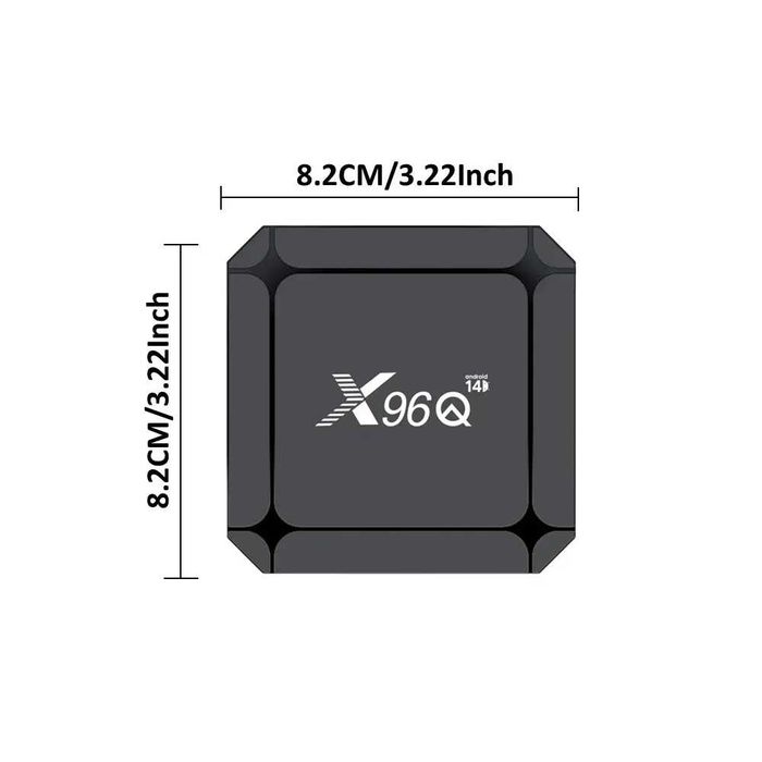 Новая 2К настроенная андроид 14 смарт приставка x96q 2/16 5 ГГц BT5.4