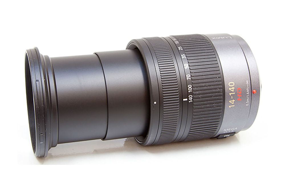 Câmara de vídeo Panasonic AG-AF101E + Lente 14-140mm + Adaptador Canon EF
