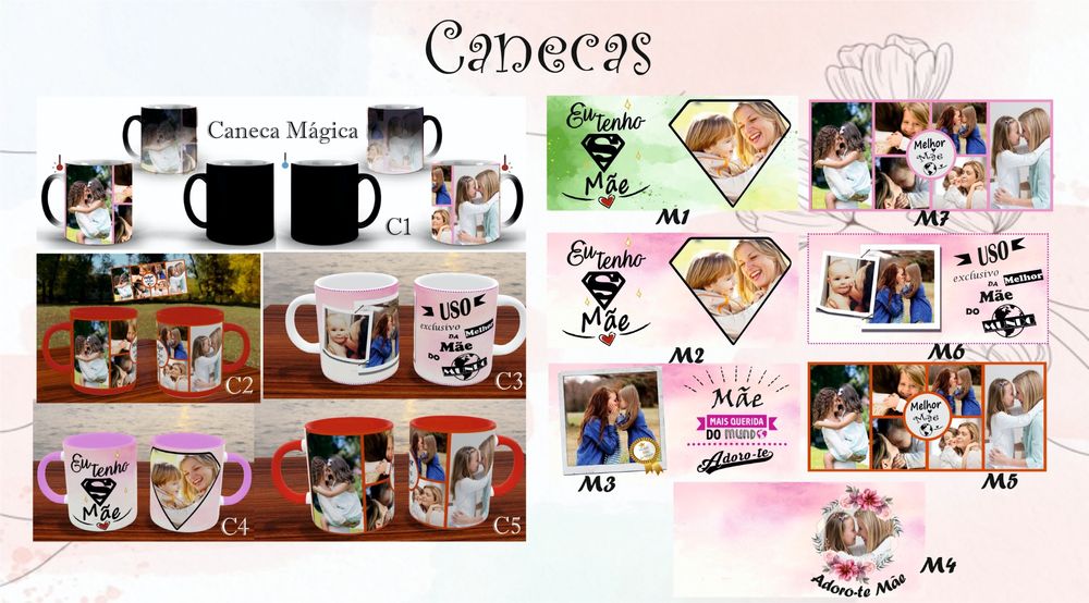 Canecas Dia da Mãe
