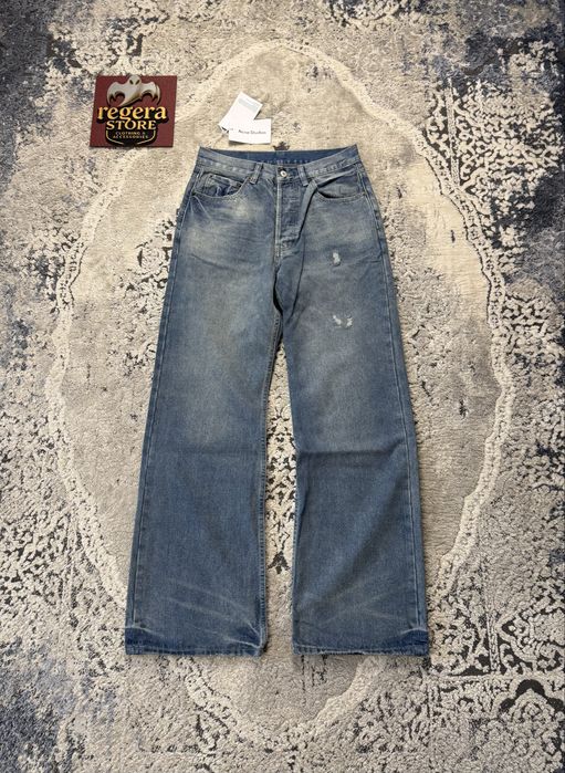 Джинси Acne Studios 2021 Regular Fit Bootcut | акне студіос штани кльош flared jeans denim стрітвір Archive архів вінтаж Y2K денім