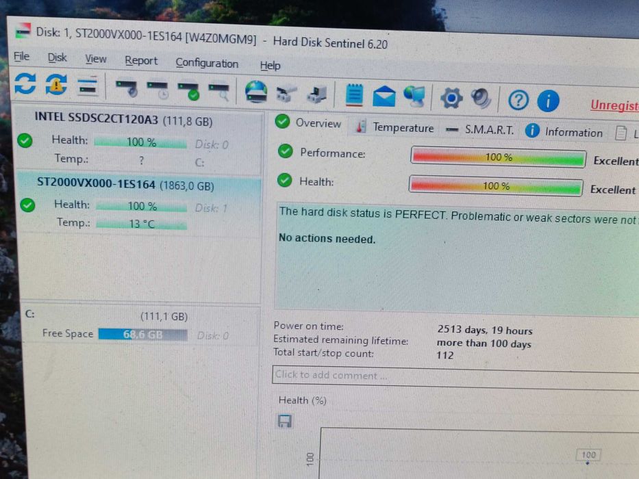 Хард Диск HDD Seagate 2TB 7200RPM 64mb CASH ST2000VX000 стан - СУПЕР