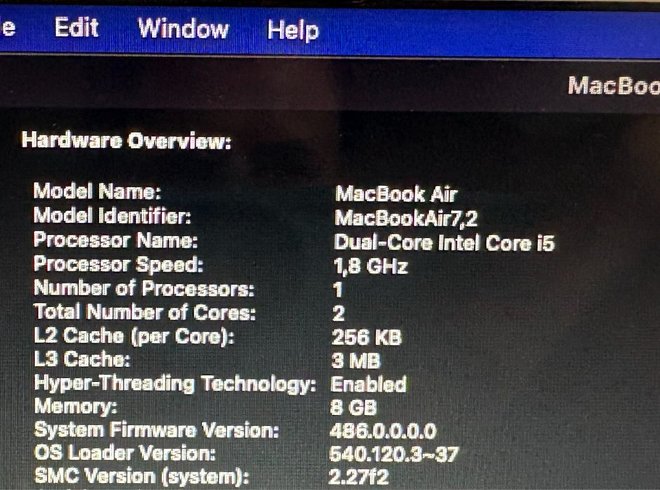 Macbook air 13, 8GB/128GB