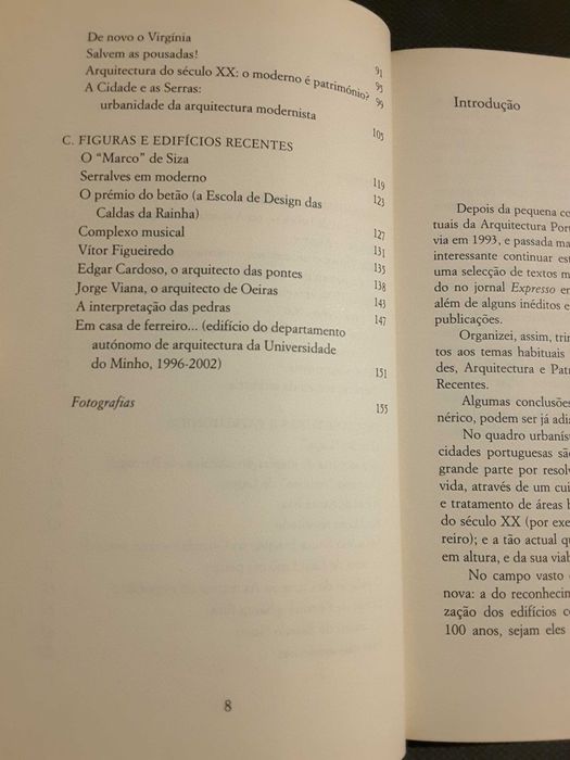 Património Cultural Construído / Arquitectura Portuguesa