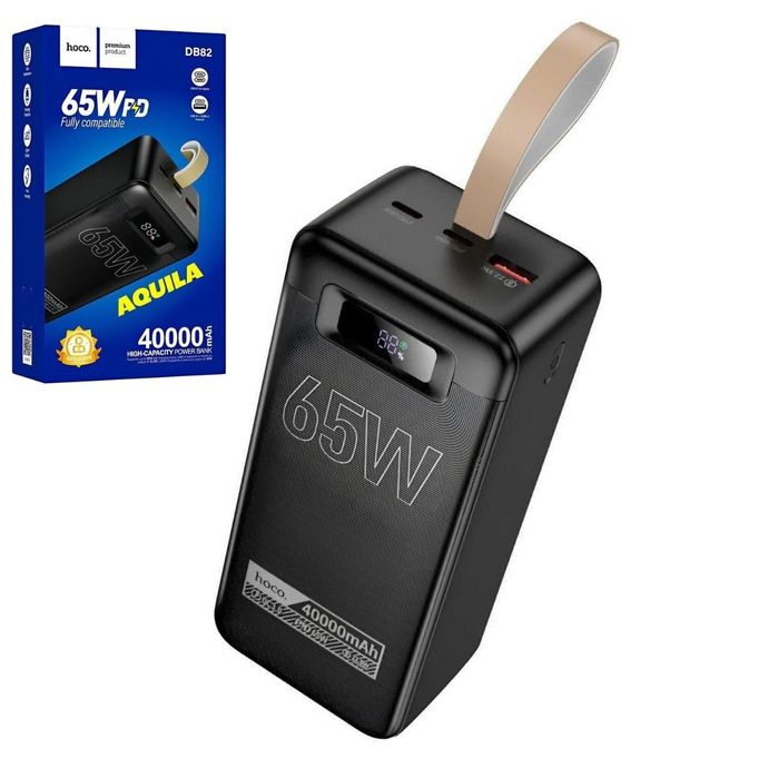 Павербанк hoco 40000mAh(65w) для ноутбуків та телефонів