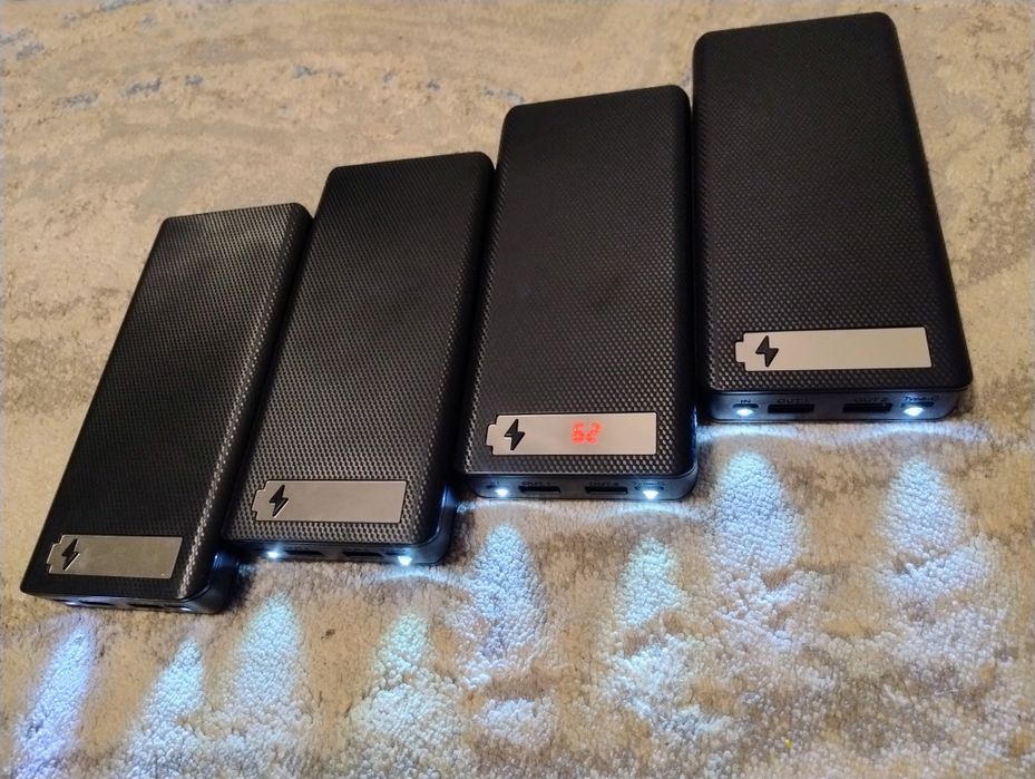 НОВИЙ NEW 24000 mAh Led Павербанк PowerBank 8x18650