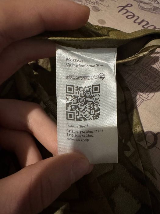 Рукавиці Combat warm weather Великобританія рукавиці