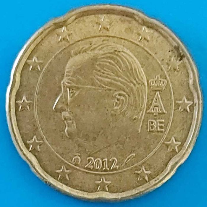 20 Cêntimos de 2012 da Bélgica, Alberto II