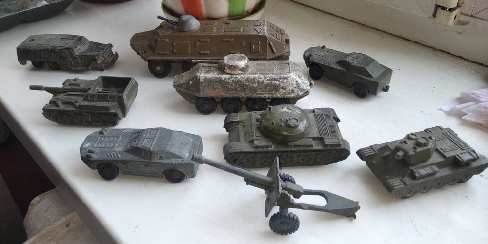 Военная техника ссср, игрушки, модель танка, бтр, пушка