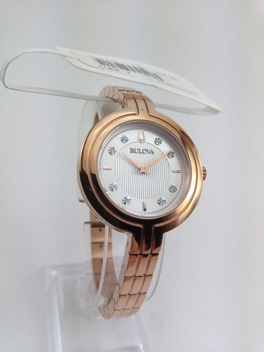 Женские часы бриллиантов Bulova Rhapsody 97P145 утонченный