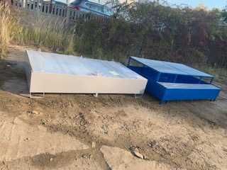 Porządna Wanna Ociekowa PMC 2000L, Na 2 Zbiorniki IBC-Mauser