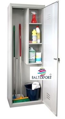 Armário para Produtos de Limpeza Metálico Cinza Novo