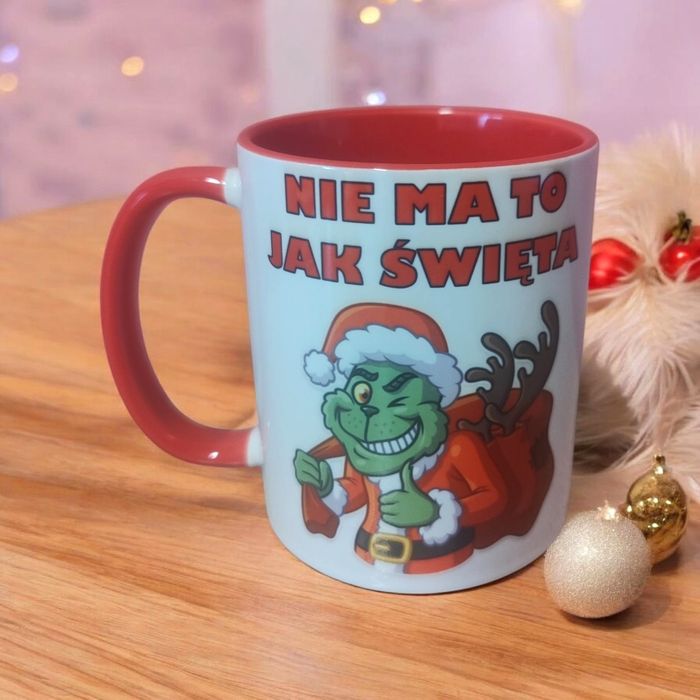 Kubeczki Grinch świąteczne