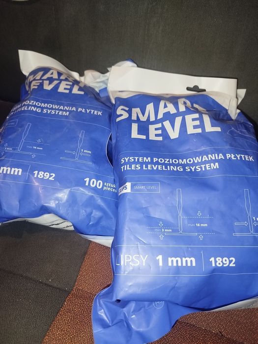 Kubala Smart level klipsy do poziomowania płytek  1200szt.