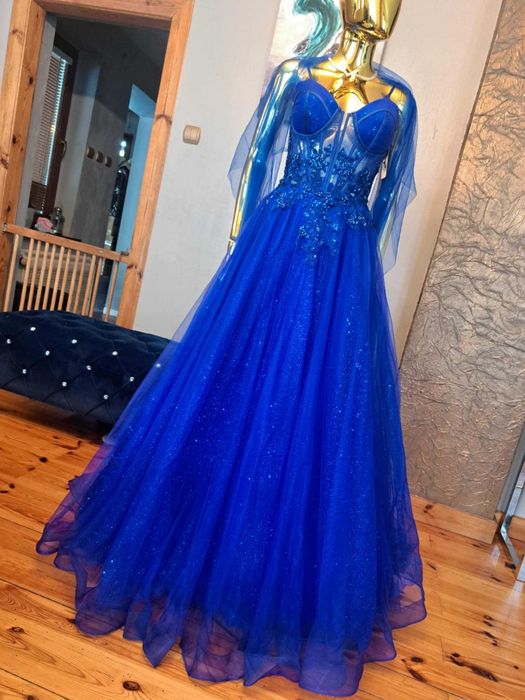 Suknia na studniówkę Paradise Glam Lapis Lazuli edt R36 Polski produce