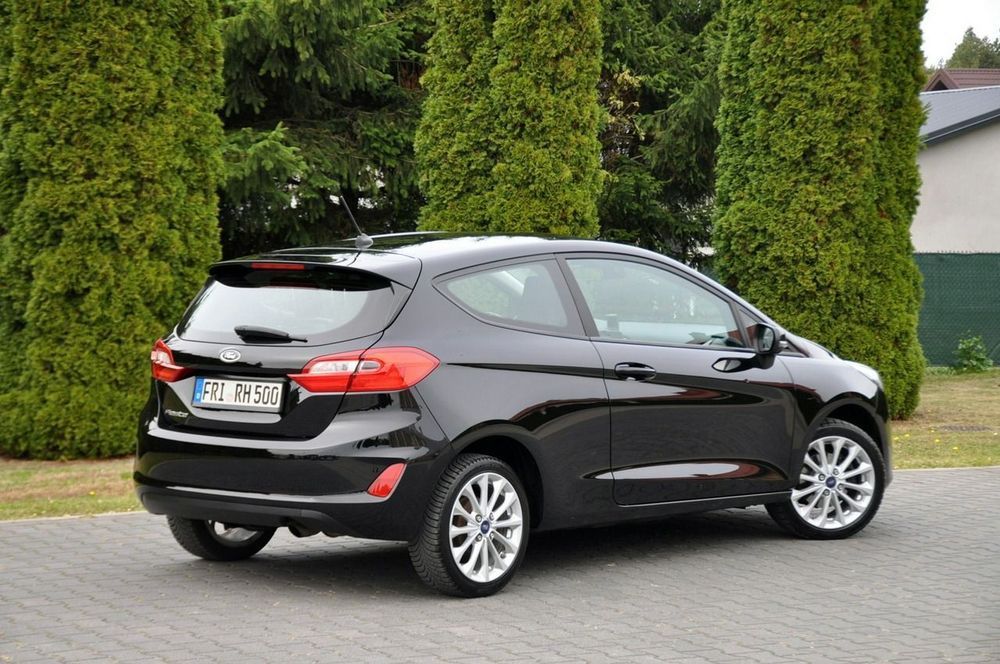 Ford Fiesta 1.1i(85KM)*Czarna*Klimatyzacja*Welur*I Właściciel*Alu 16"ASO Ford