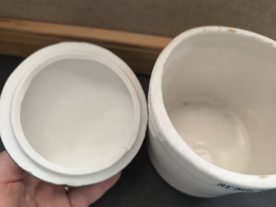 Pote de Porcelana Decorado - Rebuçados