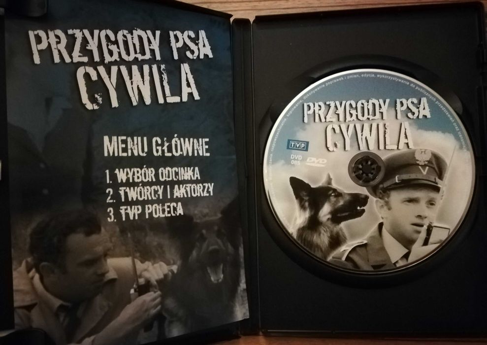 dvd Przygody psa Cywila 7 odcinków stan bdb