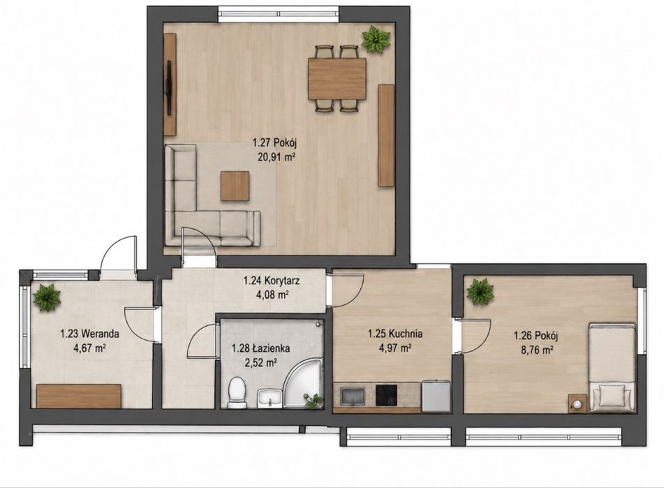 Na Sprzedaż 2 wyjątkowe apartamenty i lokal idealne do zamieszkania lub jako inwestycja w Krynicy-Zdrój