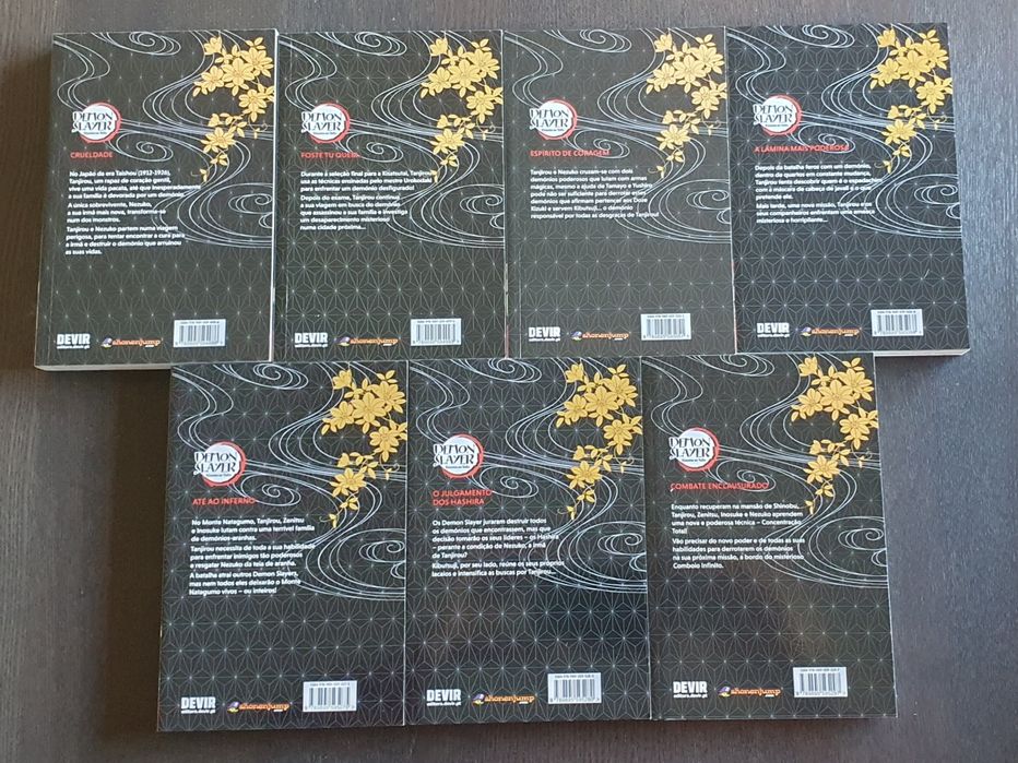 Mangá Demon Slayer Vol.1-4 em português