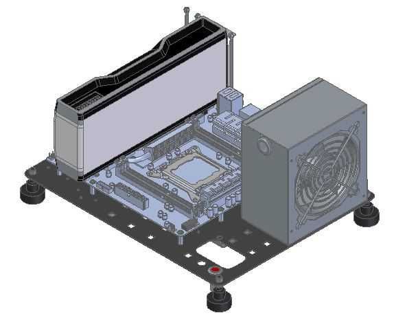 Obudowa RAWhardware F-CASE 1 mATX v2 RAW
