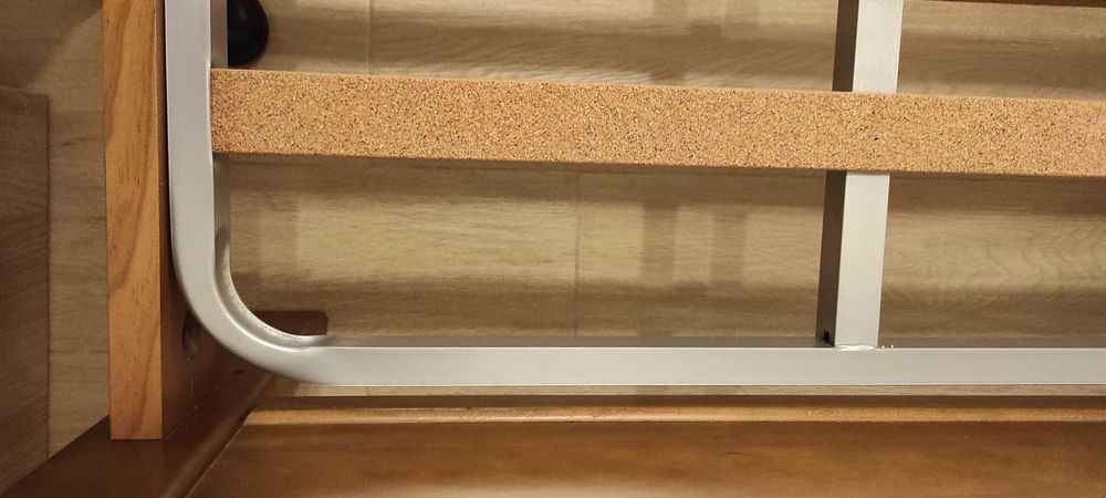Cama de Casal Pinho Mel com Colchão e Estrado