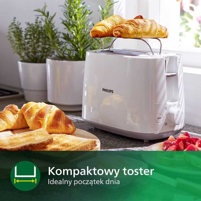 PHILIPS Toster  8 poziomów opiekania