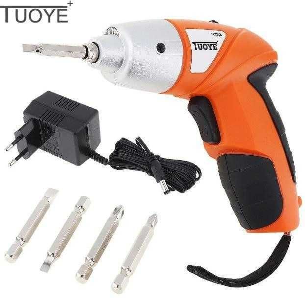 Шуруповерт викрутка Електрична PRO TUOYE з бітами та адаптером